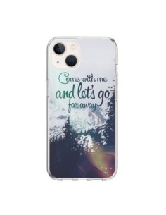 Cover iPhone 15 Let's Go Far Away Neve - Eleaxart