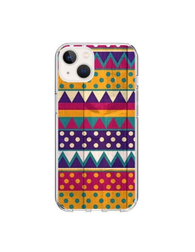 iPhone 15 Case Mexican Triangle Aztec  - Eleaxart