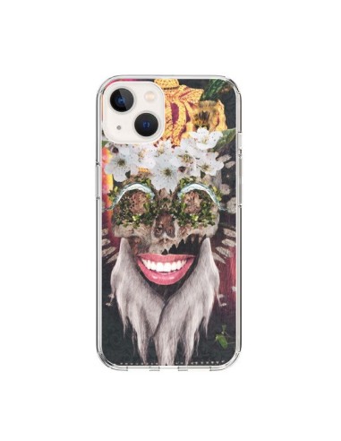 Coque iPhone 15 My Best Costume Roi King Monkey Singe Couronne - Eleaxart