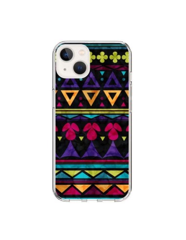 Cover iPhone 15 Triangolo Pattern Azteco - Eleaxart