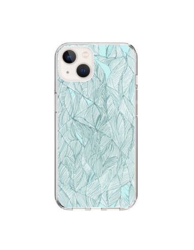 iPhone 15 Case Leaves Green Water - Léa Clément