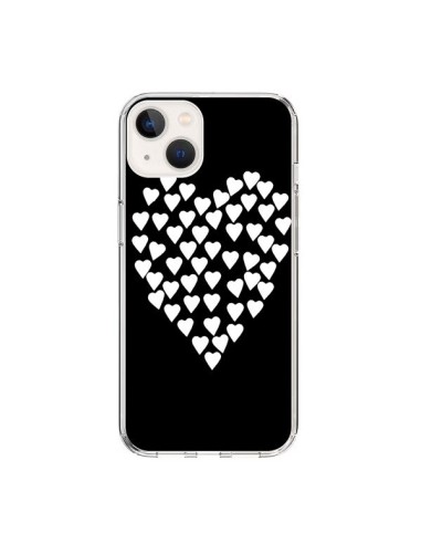 Cover iPhone 15 Cuore nei cuori Bianco - Project M