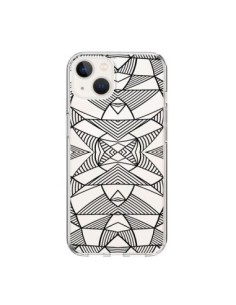 iPhone 15 Case Lines Mirrors Grid Triangles Abstract...