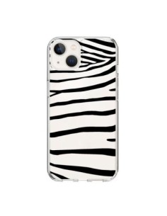Coque iPhone 15 Zebre Zebra Noir Transparente - Project M