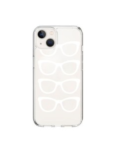 Coque iPhone 15 Sunglasses Lunettes Soleil Blanc...