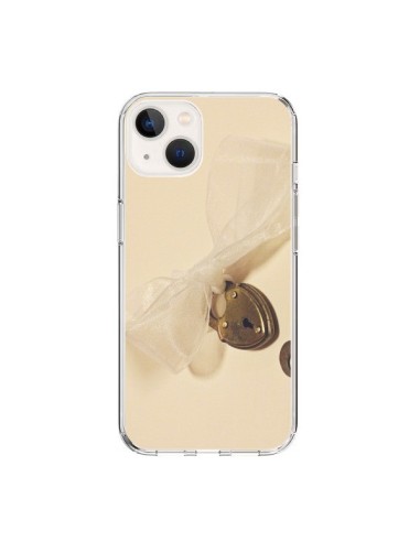 Coque iPhone 15 Key to my heart Clef Amour - Irene Sneddon