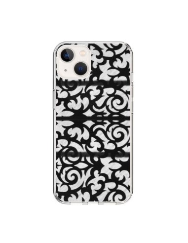 Coque iPhone 15 Abstrait Noir et Blanc - Irene Sneddon