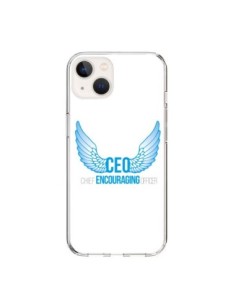 Coque iPhone 15 CEO Chief Encouraging Officer Bleu - Shop...