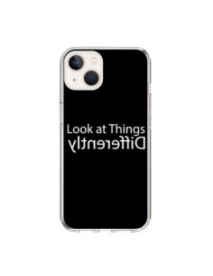 Cover iPhone 15 Look at Different Things Bianco - Shop...