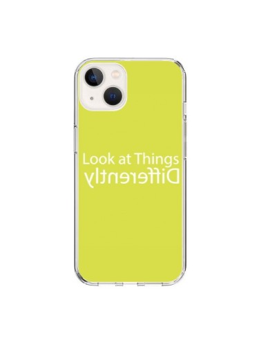 Coque iPhone 15 Look at Different Things Yellow - Shop Gasoline
