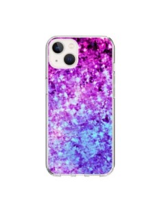 Coque iPhone 15 Radiant Orchid Galaxy Paillettes - Ebi...
