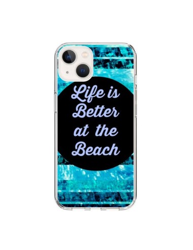 Cover iPhone 15 Life is Better at The Beach - Ebi Emporium