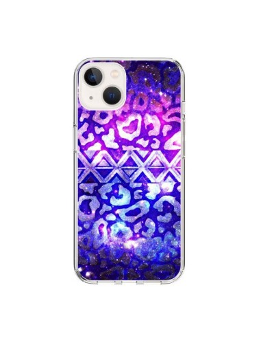 Coque iPhone 15 Tribal Leopard Galaxy - Ebi Emporium