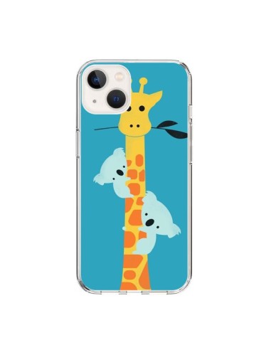 Coque iPhone 15 Koala Girafe Arbre - Jay Fleck