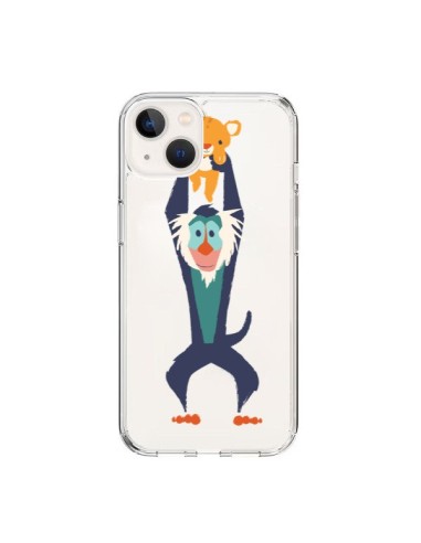 Coque iPhone 15 Futur Roi Lion King Rafiki Transparente - Jay Fleck