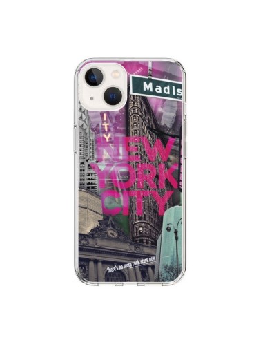 Coque iPhone 15 New York City Rose - Javier Martinez
