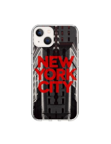 Coque iPhone 15 New York City Rouge - Javier Martinez