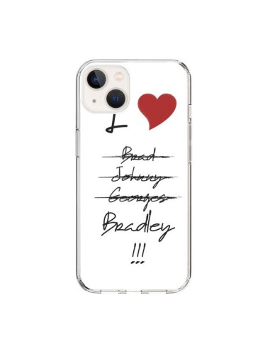 Coque iPhone 15 I love Bradley Coeur Amour - Julien Martinez
