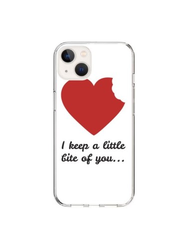 Coque iPhone 15 I Keep a little bite of you Coeur Love Amour - Julien Martinez