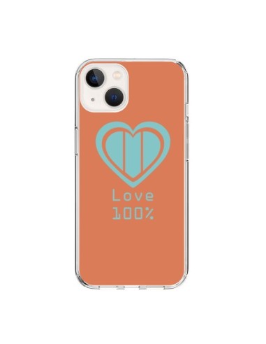 Coque iPhone 15 Love 100% Coeur Amour - Julien Martinez