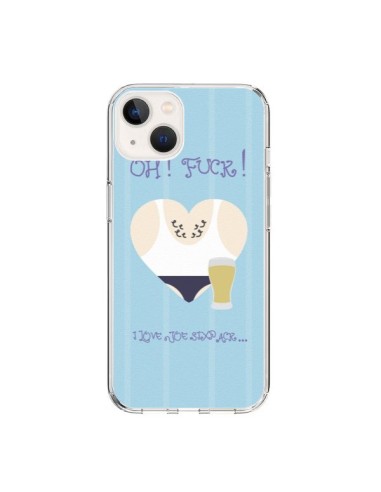 Coque iPhone 15 Homme Man Fuck Love Coeur Amour - Julien Martinez