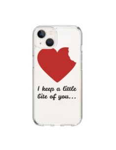 Cover iPhone 15 I keep a little bite of you Amore Heart...