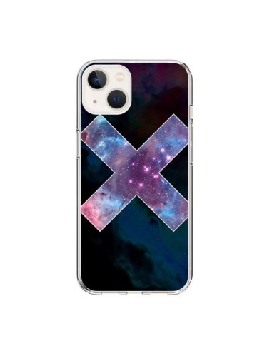Coque iPhone 15 Nebula Cross Croix Galaxie - Jonathan Perez