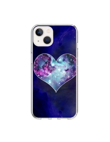 Coque iPhone 15 Nebula Heart Coeur Galaxie - Jonathan Perez