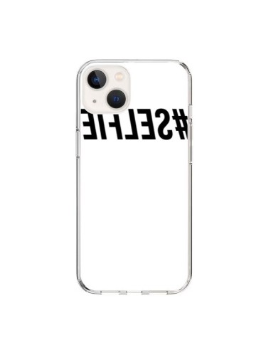 Coque iPhone 15 Hashtag Selfie Noir Inversé - Jonathan Perez