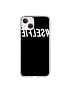 Cover iPhone 15 Hashtag Selfie Bianco Rovesciato -...