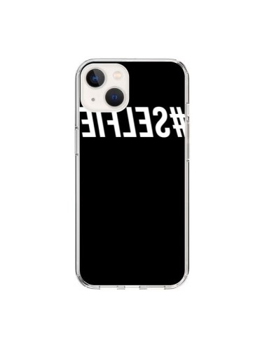 Coque iPhone 15 Hashtag Selfie Blanc Inversé - Jonathan Perez