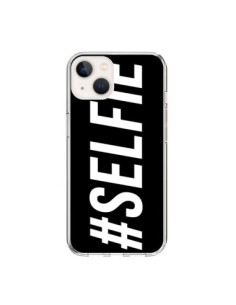 Cover iPhone 15 Hashtag Selfie Nero Orizzontale -...