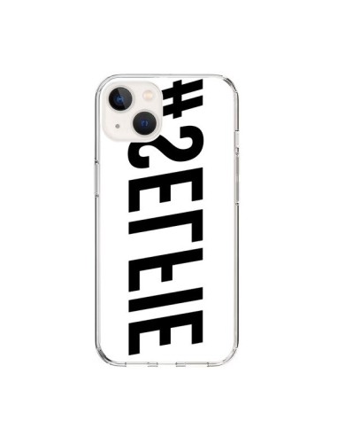 Cover iPhone 15 Hashtag Selfie Nero Rovesciato Orizzontale - Jonathan Perez