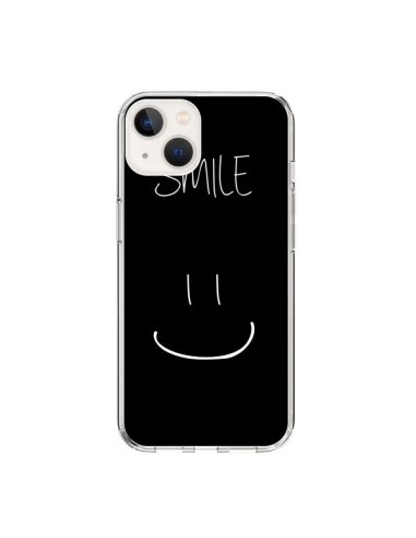 Coque iPhone 15 Smile Souriez Noir - Jonathan Perez
