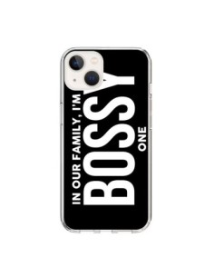 Coque iPhone 15 In our family i'm the Bossy one -...