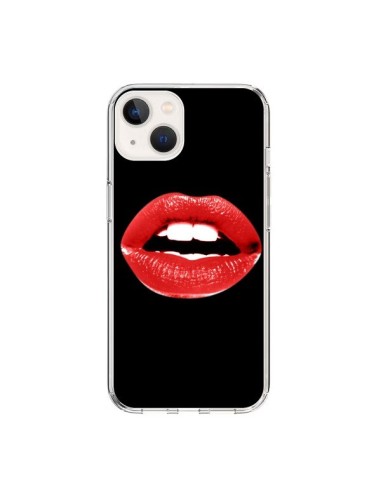 Coque iPhone 15 Lèvres Rouges - Jonathan Perez
