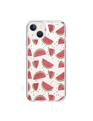Coque iPhone 15 Pasteques Watermelon Fruit Transparente - Dricia Do