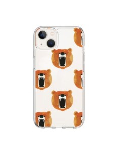 Coque iPhone 15 Ours Ourson Bear Transparente - Dricia Do