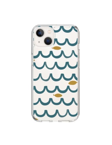 Cover iPhone 15 Pesce Acqua Trasparente - Dricia Do