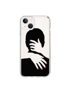 Cover iPhone 15 Calin Hug Amore Carino Trasparente -...