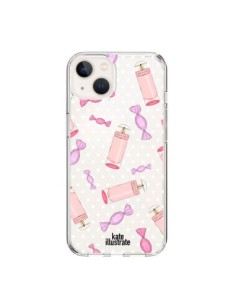 Cover iPhone 15 Caramelle Trasparente - kateillustrate