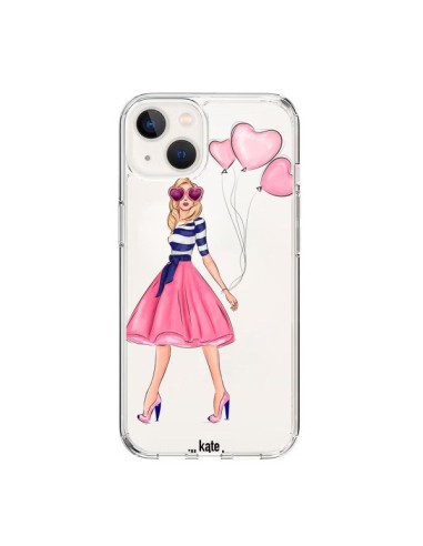 Coque iPhone 15 Legally Blonde Love Transparente - kateillustrate