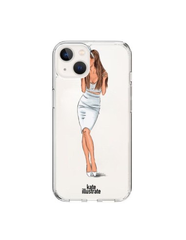 Cover iPhone 15 Ice Queen Ariana Grande Cantante Trasparente - kateillustrate