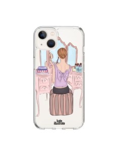 Coque iPhone 15 Vanity Coiffeuse Make Up Transparente -...