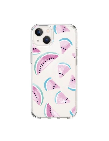 iPhone 15 Case Watermalon Fruit Summer Clear - Lisa Argyropoulos