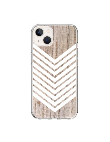 iPhone 15 Case Tribal Aztec Wood Wood Arrow White - Laetitia