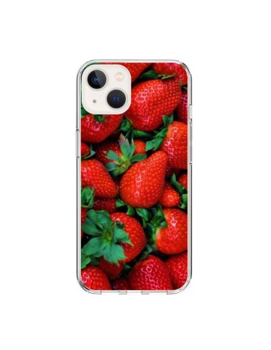 Coque iPhone 15 Fraise Strawberry Fruit - Laetitia