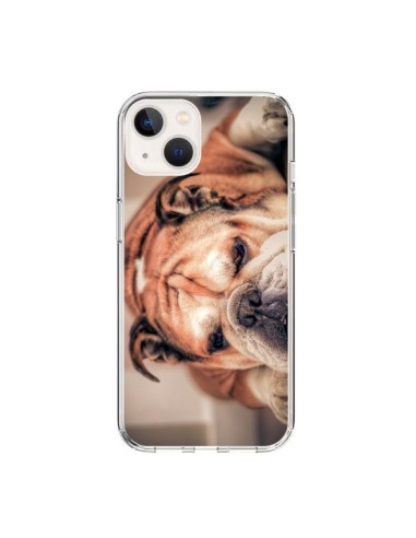 Coque iPhone 15 Chien Bulldog Dog - Laetitia