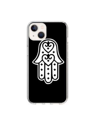 Coque iPhone 15 Main de Fatma Oeil Noir - Laetitia