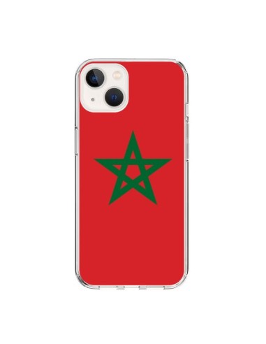 Cover iPhone 15 Bandiera Marocco - Laetitia